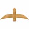 Ekena Millwork Bellingham Rough Sawn Timber Gable Bracket, Western Red Cedar, 48"W x 20"H x 2"D x 6"F, 10/12 Pitch GBW048X20X0206BEL00RWR - alternate 1